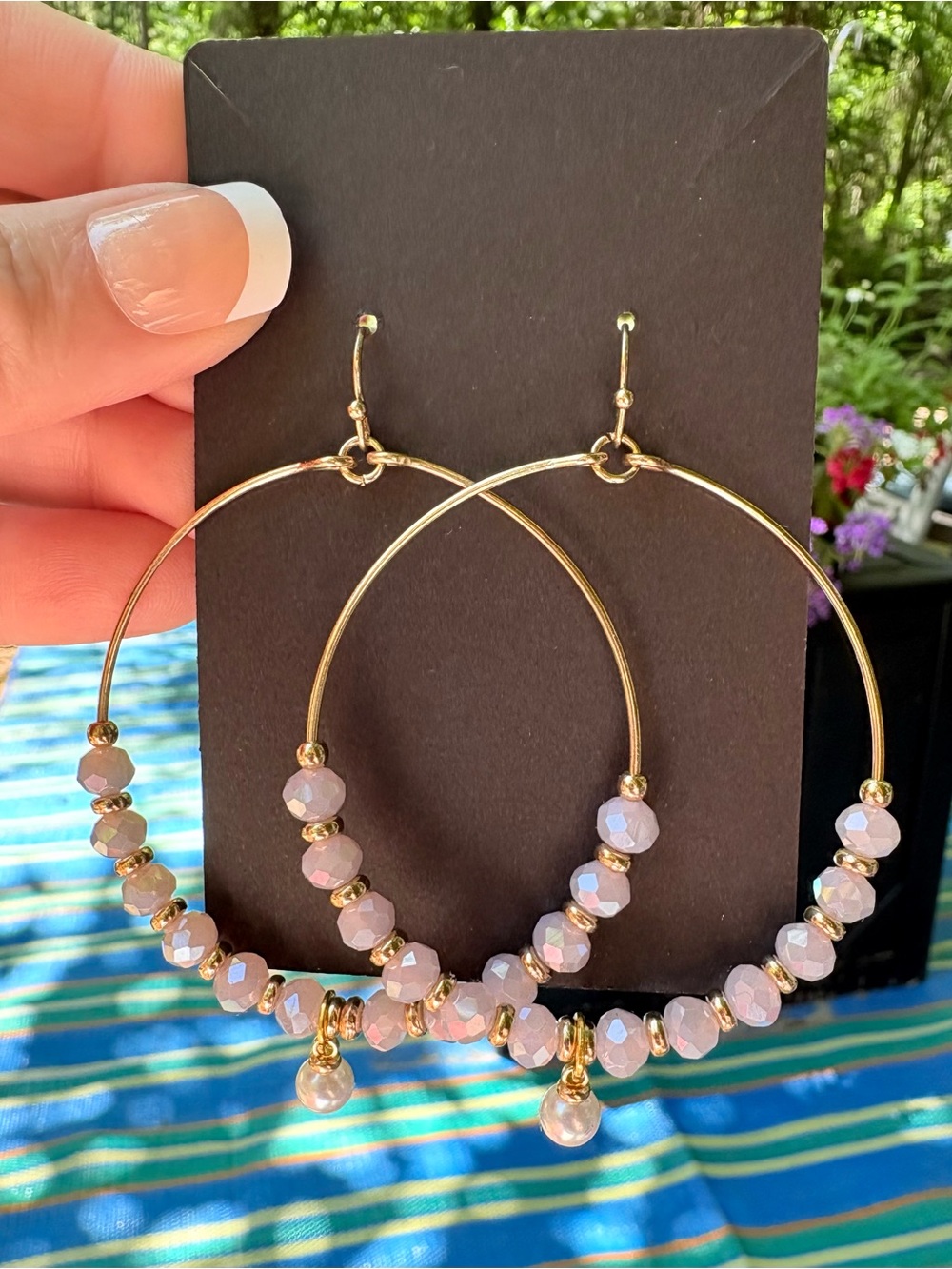 🌴 South Beach Glow Hoops – Passport to Pretty Collection™